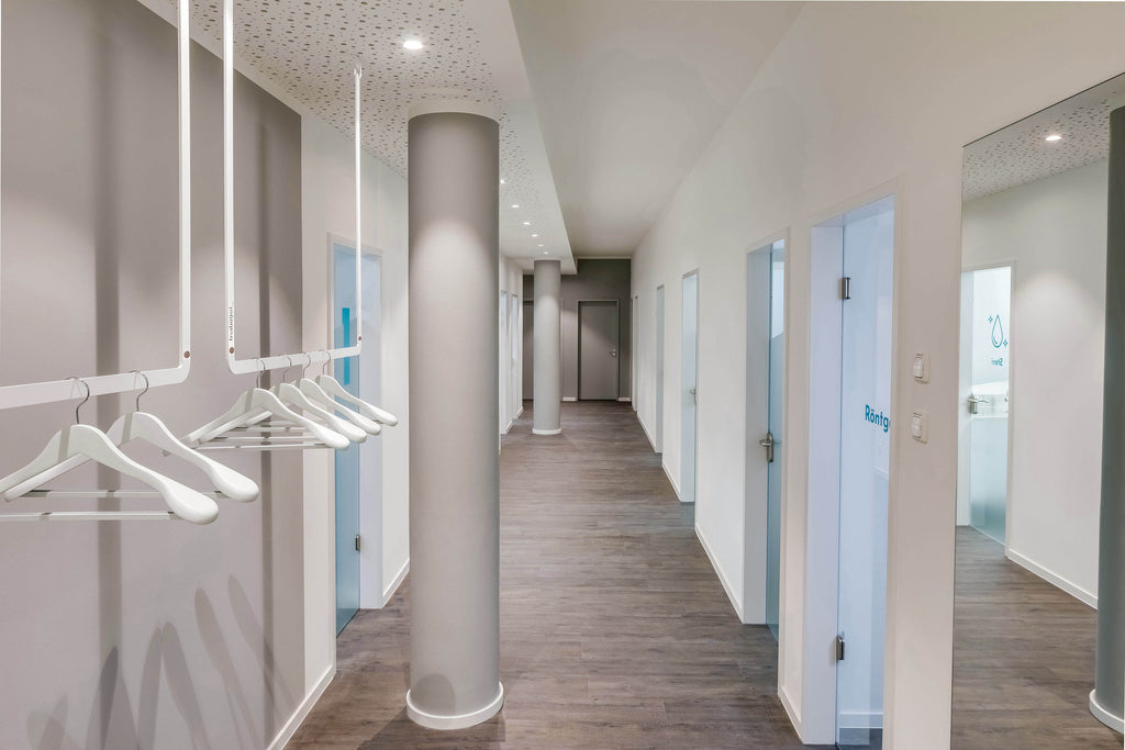 freibügel - 105 | 3-teilige Garderobe zur Deckenmontage